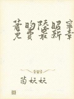 萧昀陆昭宁全文免费最新章节阅读