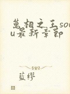 万相之王sodu最新章节