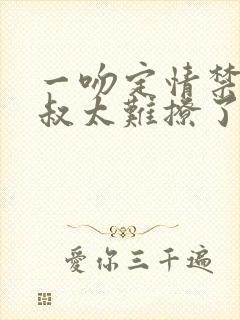 一吻定情禁欲小叔太难撩了封面