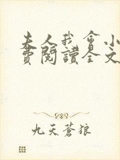 夫人我会小说免费阅读全文