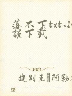 落不下txt小说下载