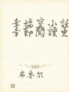 幸福宝小说免费章节阅读更新时间