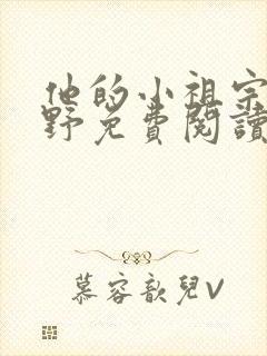 他的小祖宗甜又野免费阅读全文封面
