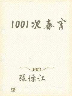 1001次春宵封面