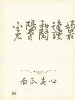 小阳和后妈小说免费阅读最新章节更新