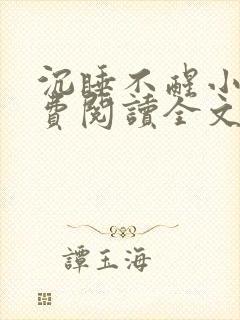 沉睡不醒小说免费阅读全文封面