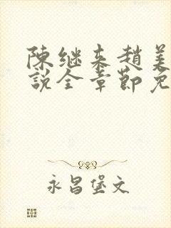 陈继来赵美媛小说全章节免费阅读封面