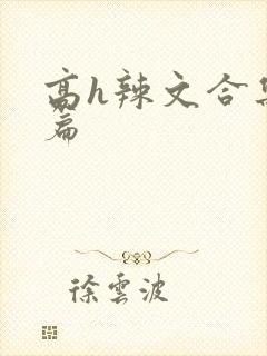 高h辣文合集短篇