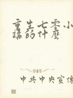 重生七零小辣媳讲的什么