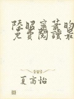 陆昭宁萧昀全文免费阅读最新章节