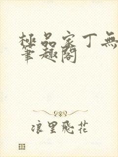 极品家丁无删减笔趣阁
