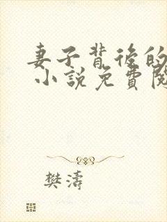 妻子背后的秘密 小说免费阅读