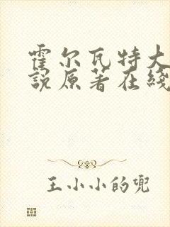 霍尔瓦特大街小说原著在线阅读