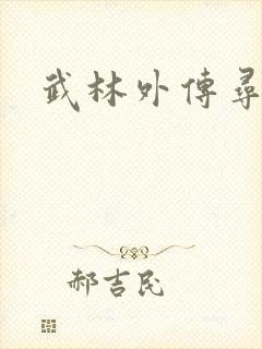 武林外传寻宝