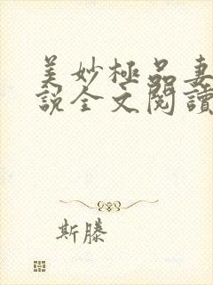 美妙极品妻子小说全文阅读封面