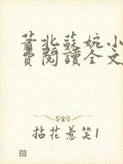 萧北苏婉小说免费阅读全文