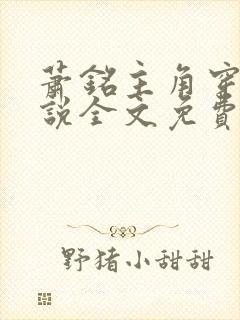 萧铭主角穿越小说全文免费阅读