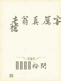 老翁真厉害不倒枪封面