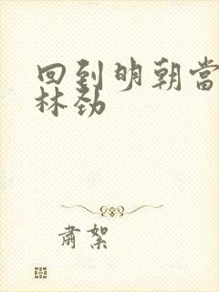 回到明朝当王爷林劲