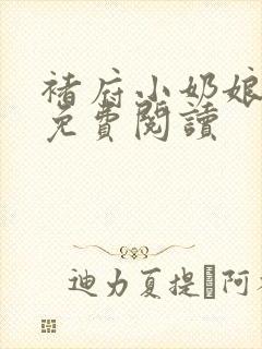 褚府小奶娘全文免费阅读