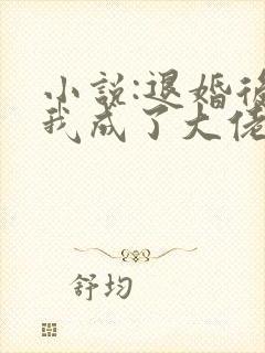 小说:退婚后,我成了大佬的心尖宠