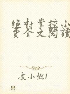 绝对掌控小说免费全文阅读笔趣阁