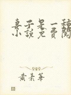 妻子是一种感觉小说免费阅读