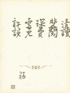 许云琛裴清欢小说免费阅读无弹窗