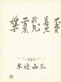 嫂子我真不是傻子叶凡免费