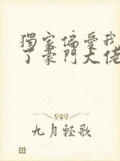 独家偏爱我闪婚了豪门大佬