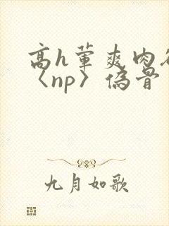 高h荤爽肉欲文〈np〉伪骨封面