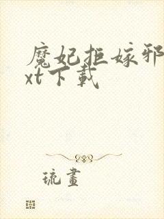 魔妃拒嫁邪王txt下载