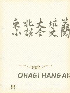 东北大坑第二部小说全文阅读