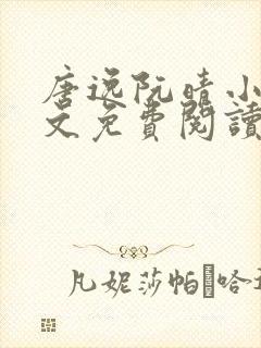 唐逸阮晴小说全文免费阅读最新章节封面