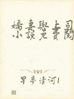 娇妻与上司韩燕小说免费阅读全文封面
