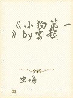 《小狗第一守则》by云起封面