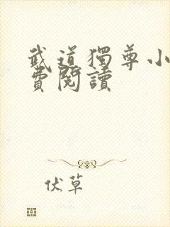 武道独尊小说免费阅读