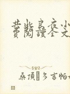 共此良夜小说免费阅读全文