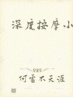 深度按摩小说封面