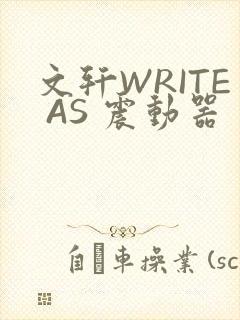 文轩WRITE AS 震动器