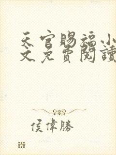 天官赐福小说全文免费阅读无删减