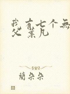 我有七个无敌师父 叶凡