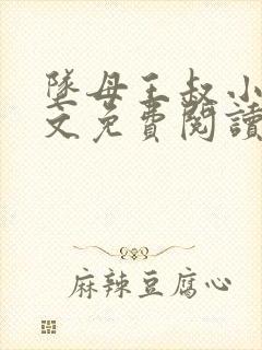 坠母王叔小说全文免费阅读