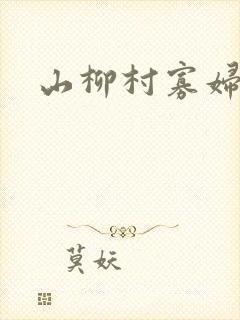 山柳村寡妇情史封面