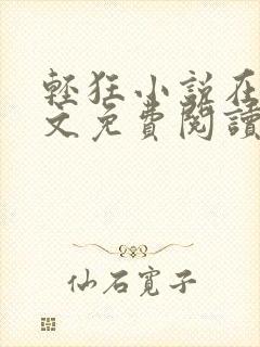 轻狂小说在线全文免费阅读