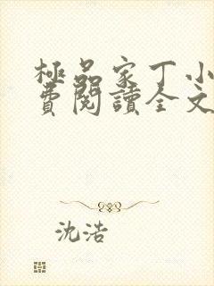 极品家丁小说免费阅读全文无删减封面