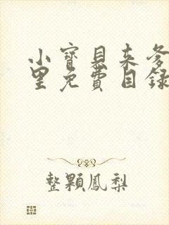 小宝贝来爹地怀里免费目录封面