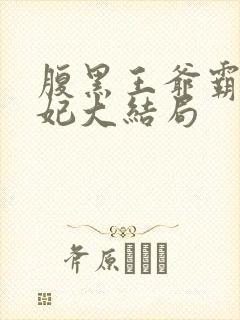腹黑王爷霸道王妃大结局