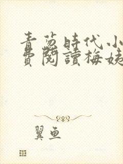 青葱时代小说免费阅读梅姨