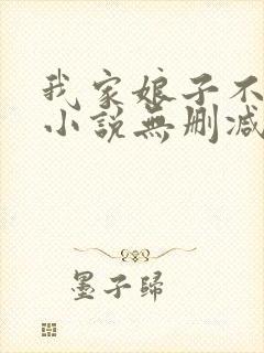 我家娘子不对劲小说无删减封面